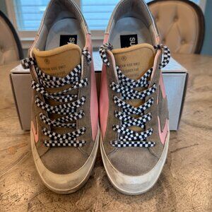 Golden Goose Super-Star Sneakers - Women's 9 -Pink/Taupe